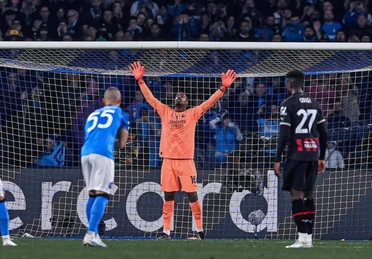 第11场零封，迈尼昂稳健表现让米兰放心，3比0完胜博洛尼亚，本赛季意甲防线表现持续强势